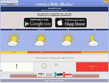 Tablet Screenshot of meteo-rouen.com